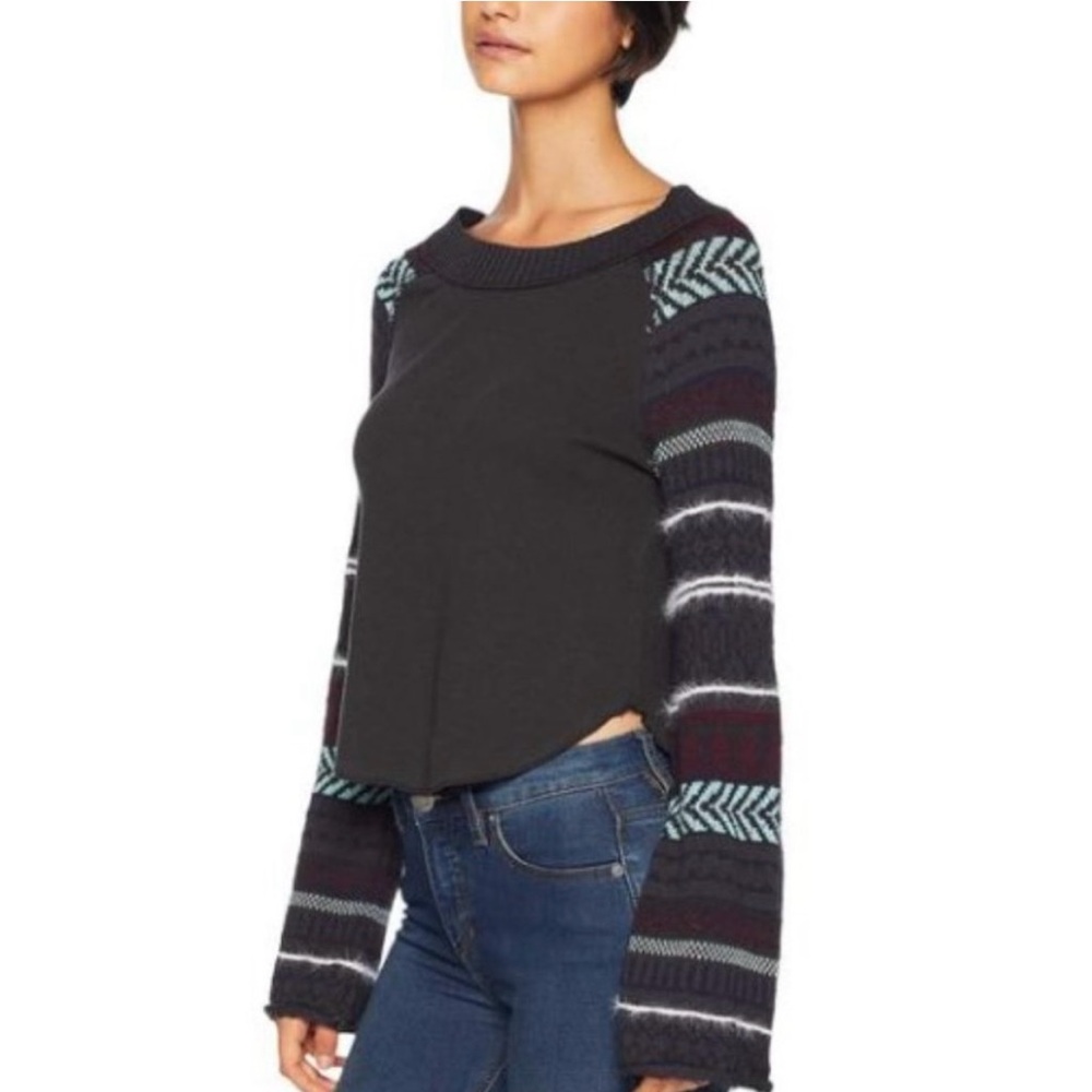 Free People Bell Sleeve Top